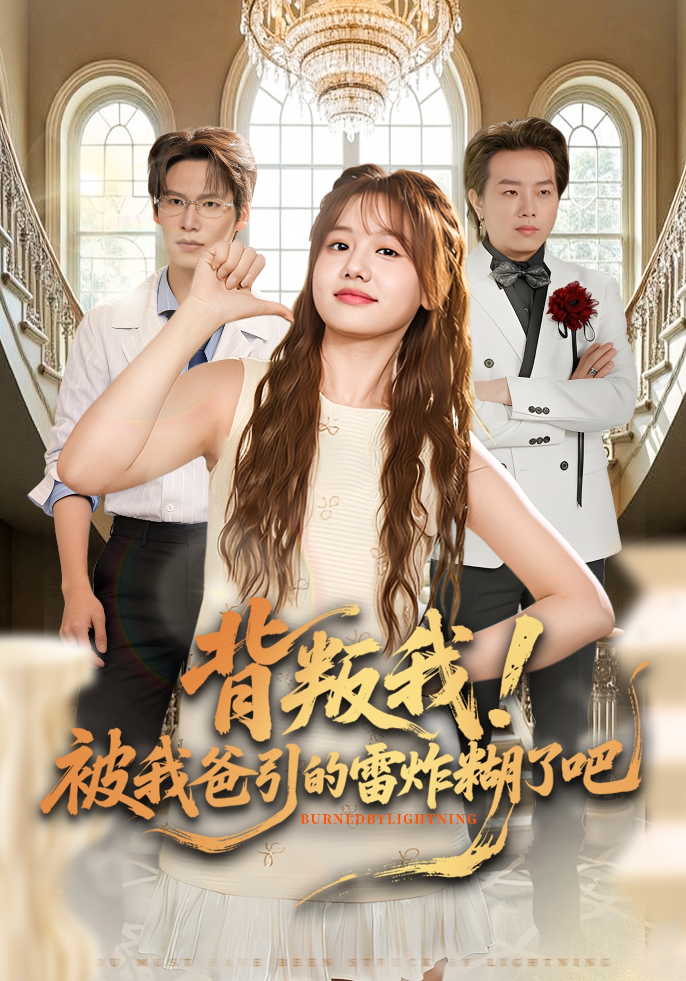 背叛我!被我爸引的雷炸糊了吧